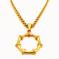 Collier Torsade Os Simple Cristaux