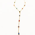 Collier Cristaux Multi Formes Multicolores Descendant