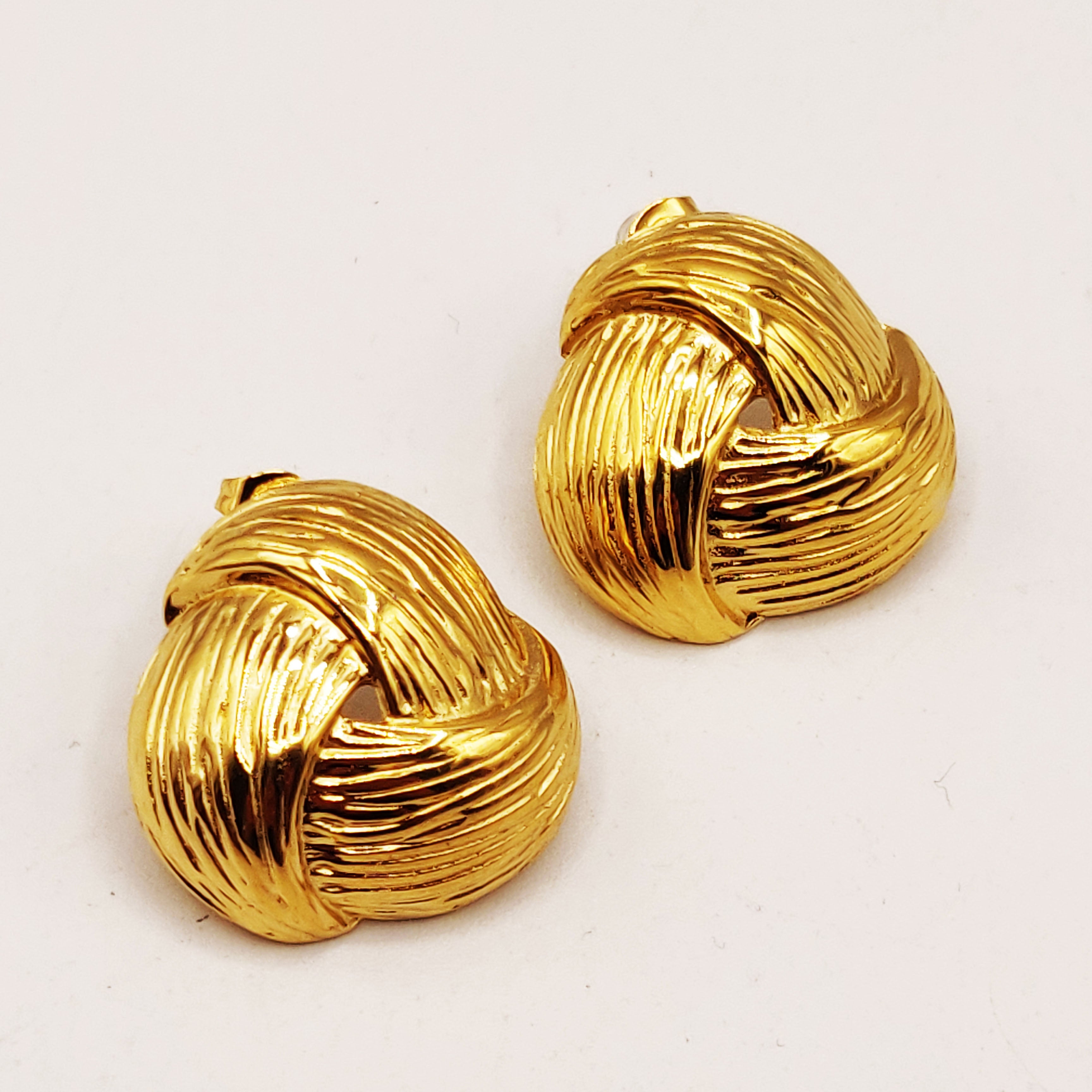 Boucles d'oreilles Multi Lignes Croisées Luxe