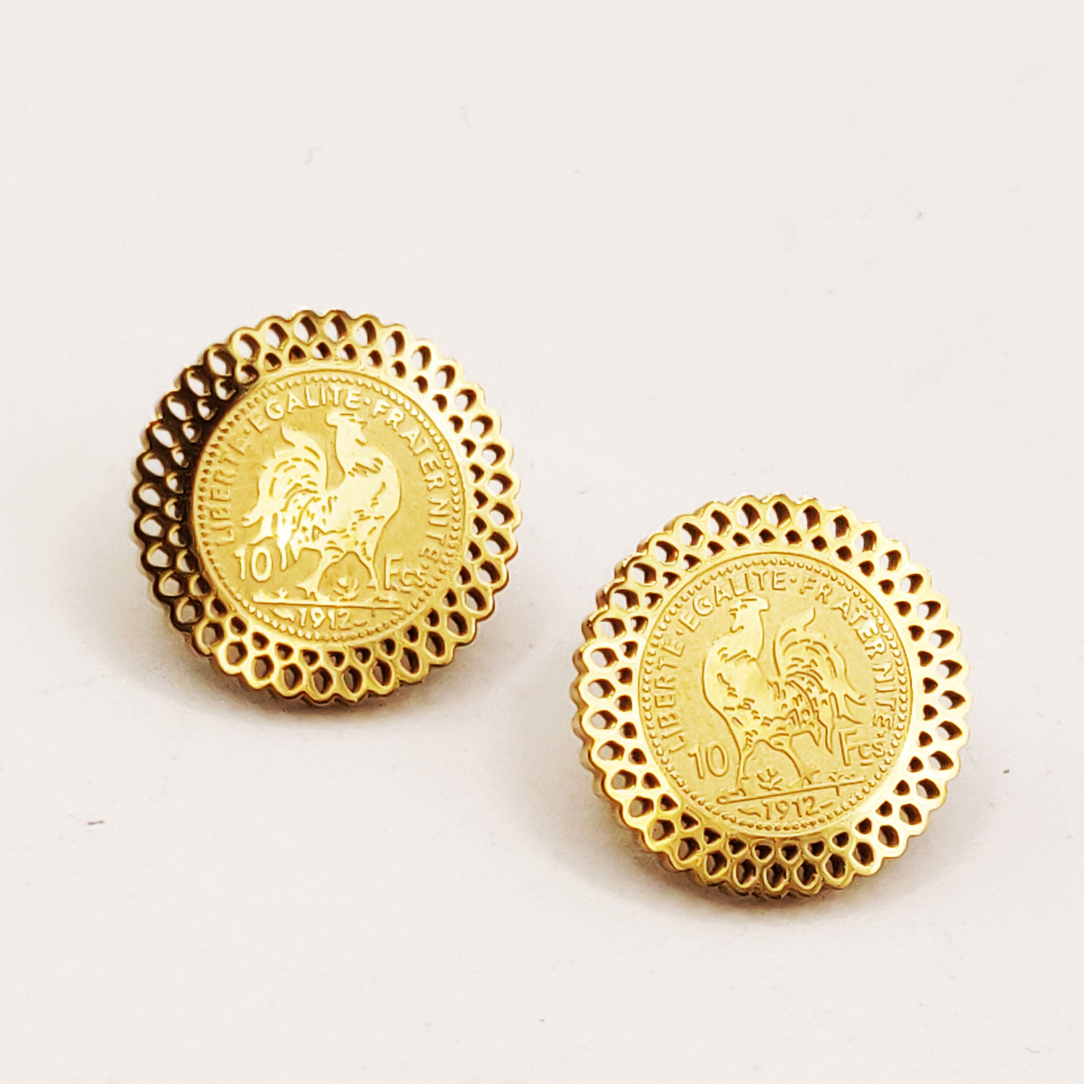 Boucles d'oreilles Multi Louise Coq Soleil Luxe
