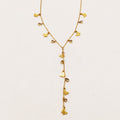 Collier Multi Papillons et Cristaux Descendant