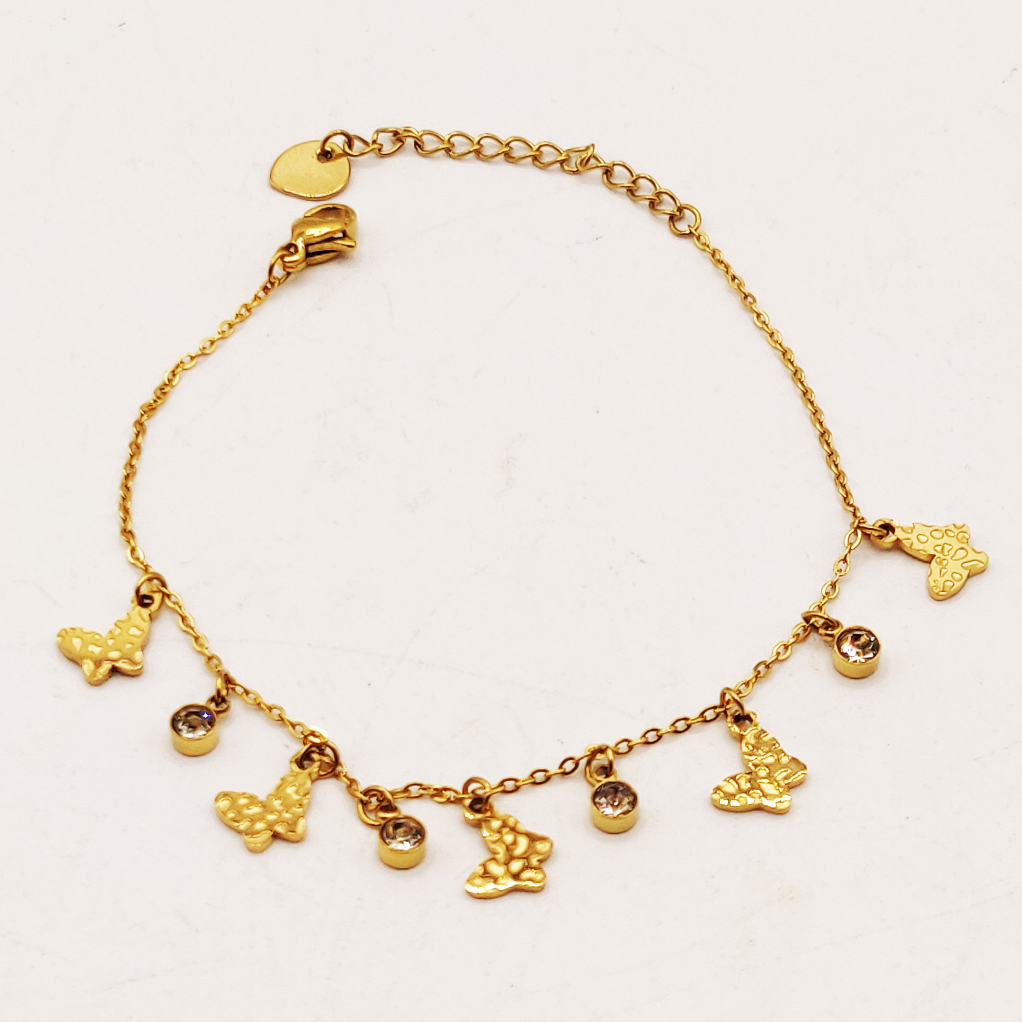 Bracelet Multi Papillons et Cristaux