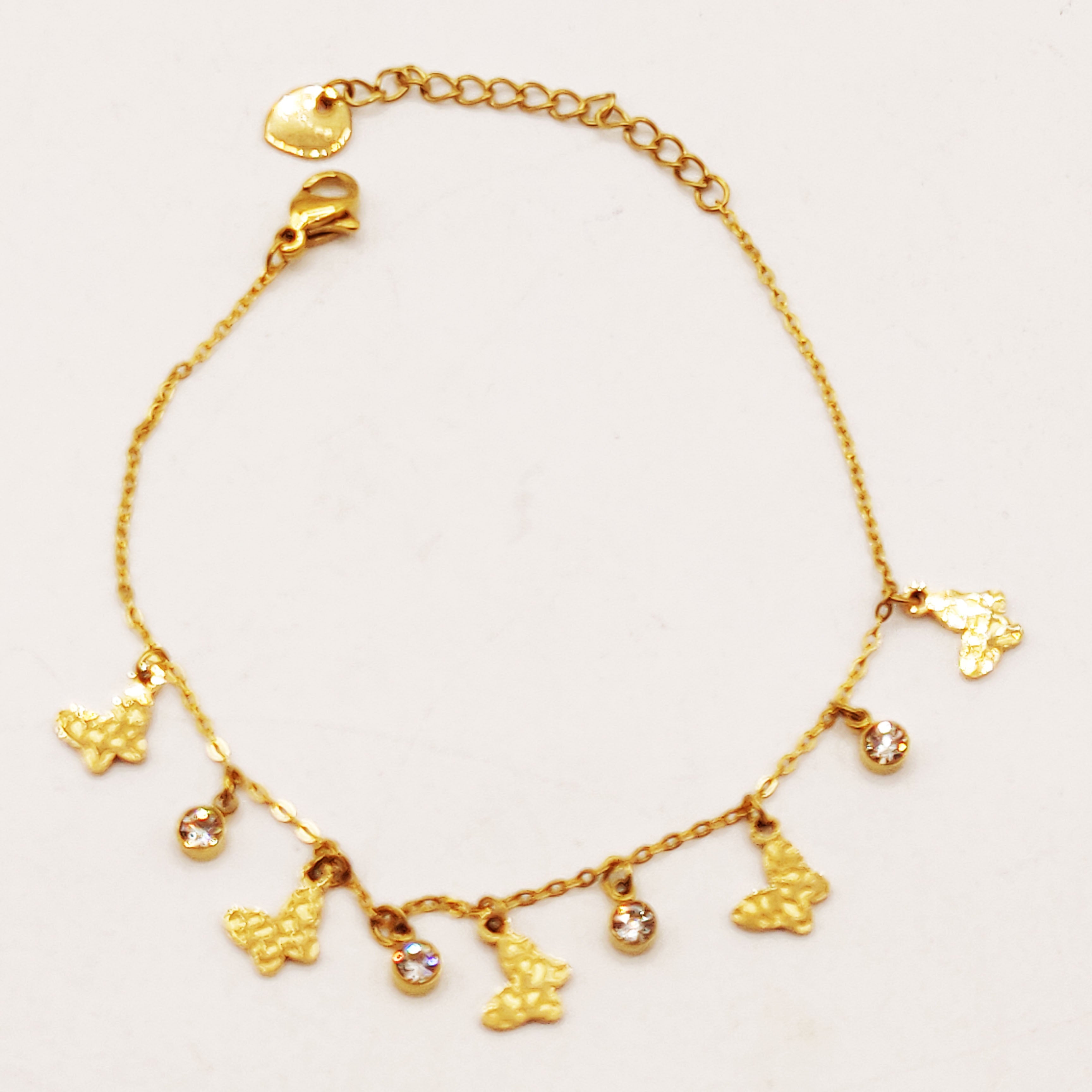 Bracelet Multi Papillons et Cristaux