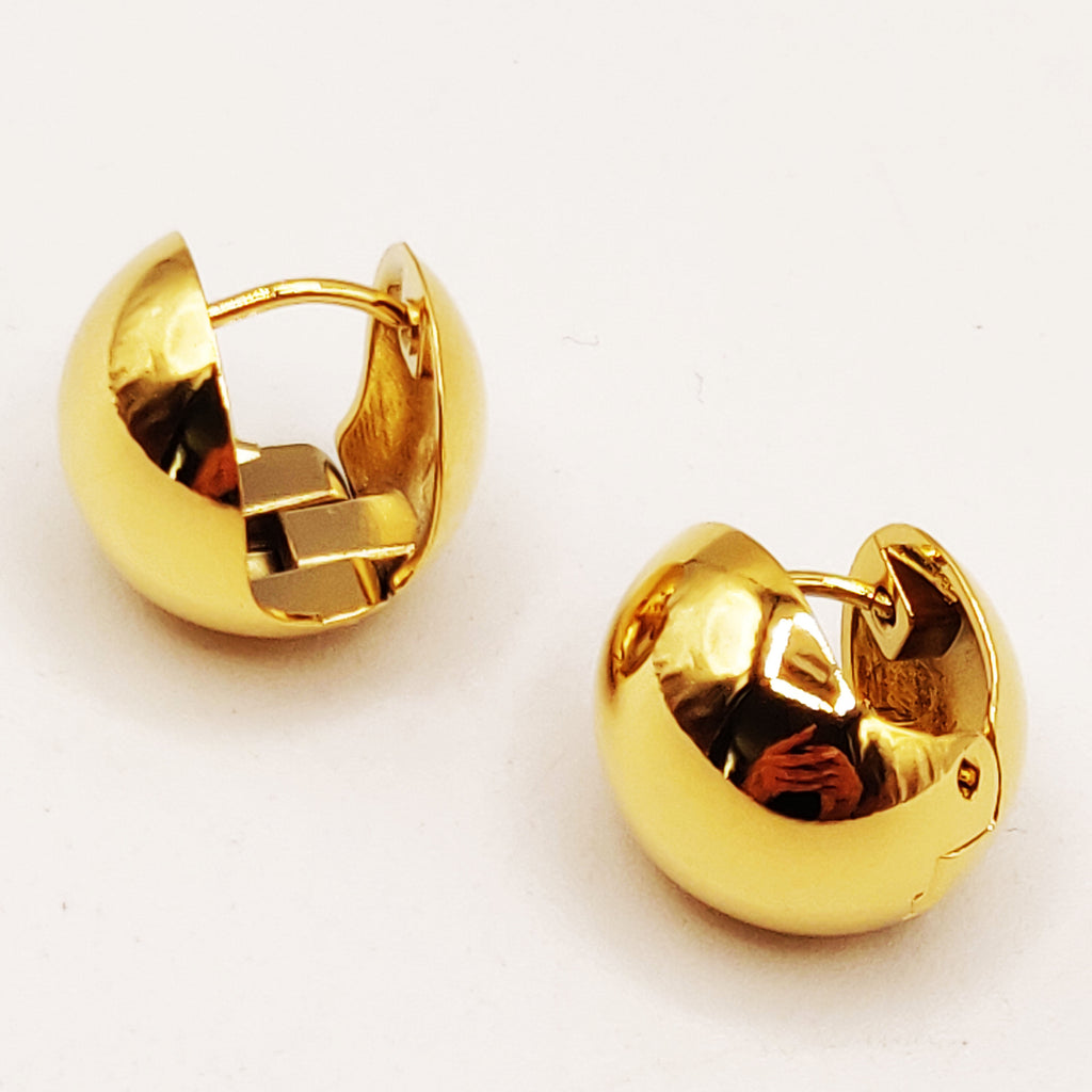 Boucles d'oreilles Boules Dorées
