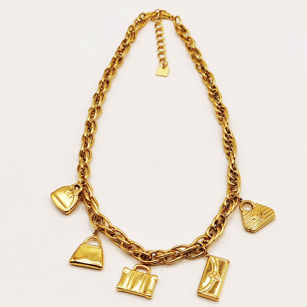 Collier Chaîne Bibelots Sacs à Main Luxe