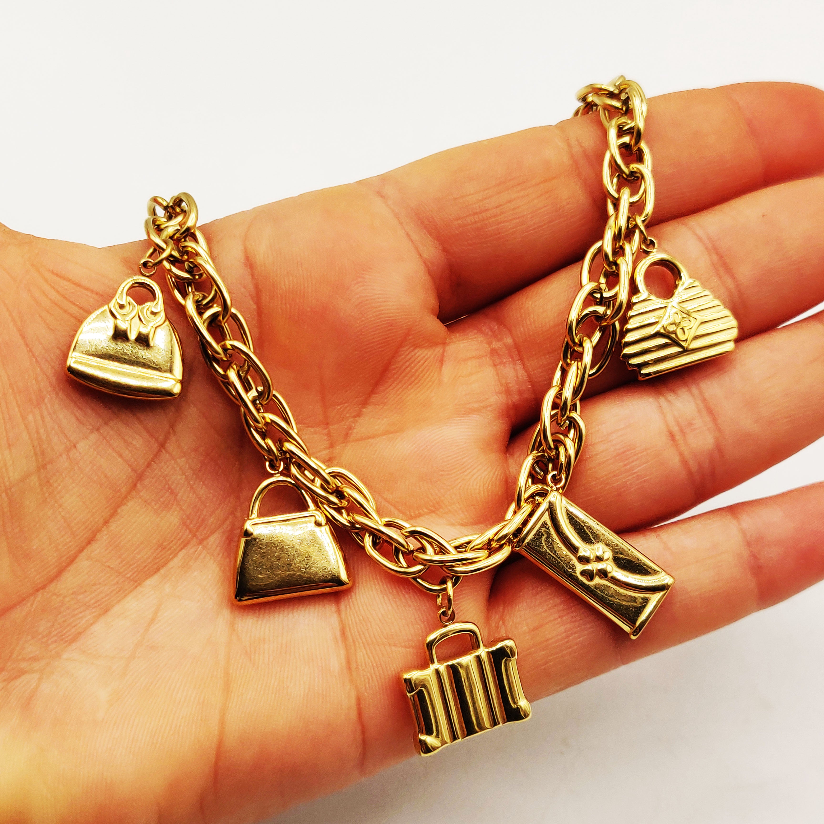 Collier Chaîne Bibelots Sacs à Main Luxe