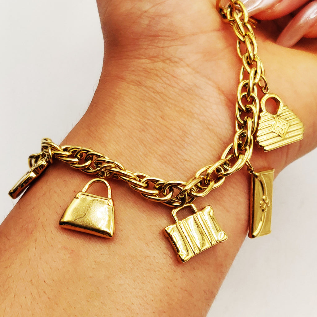 Bracelet Chaîne Bibelots Sacs à Main Luxe