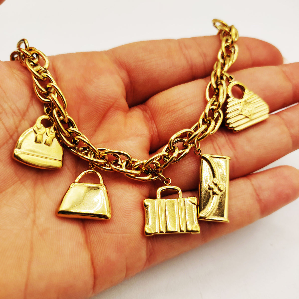 Bracelet Chaîne Bibelots Sacs à Main Luxe