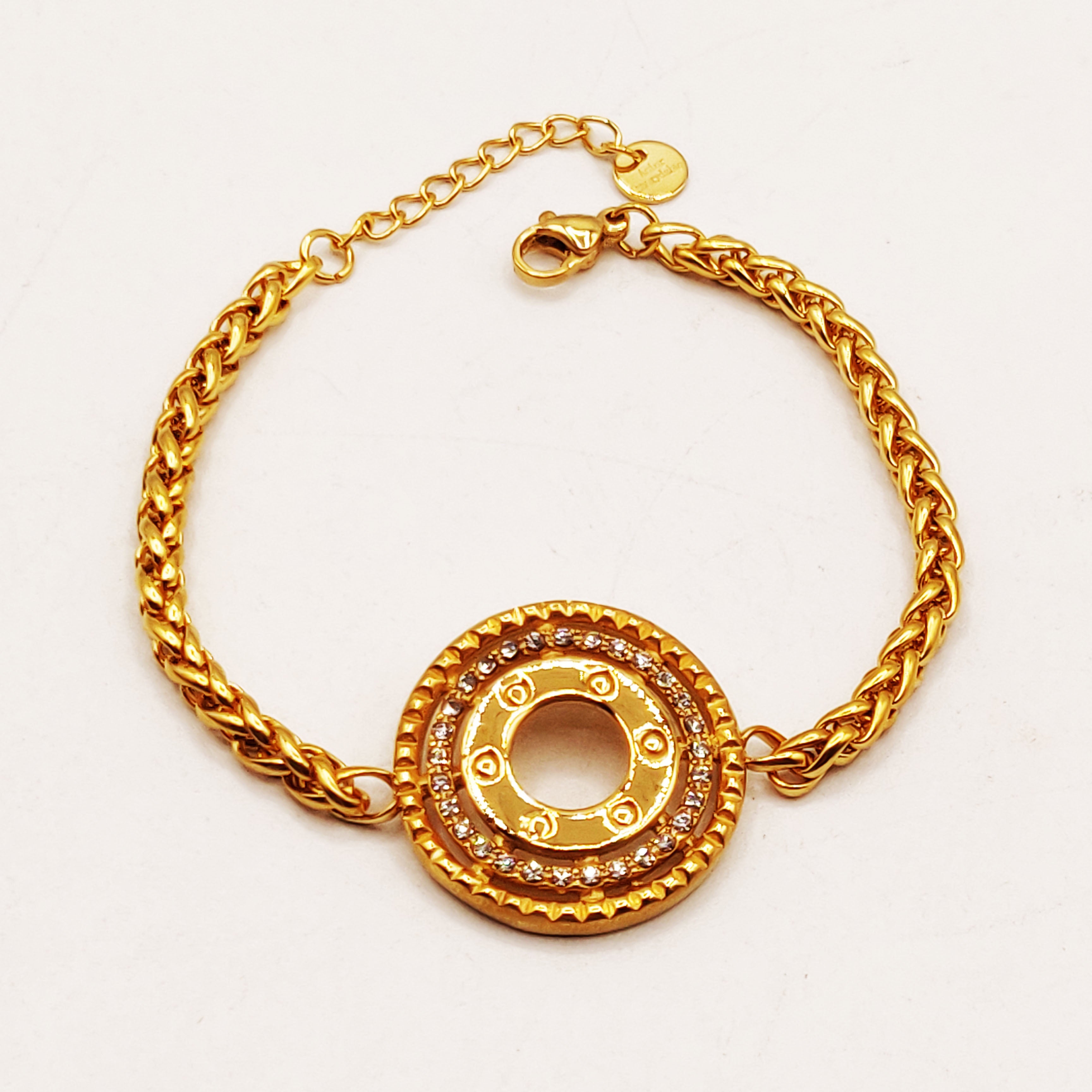 Bracelet Torsade Cercle Multi Pics Luxe