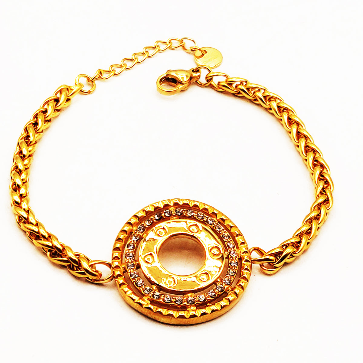 Bracelet Torsade Cercle Multi Pics Luxe