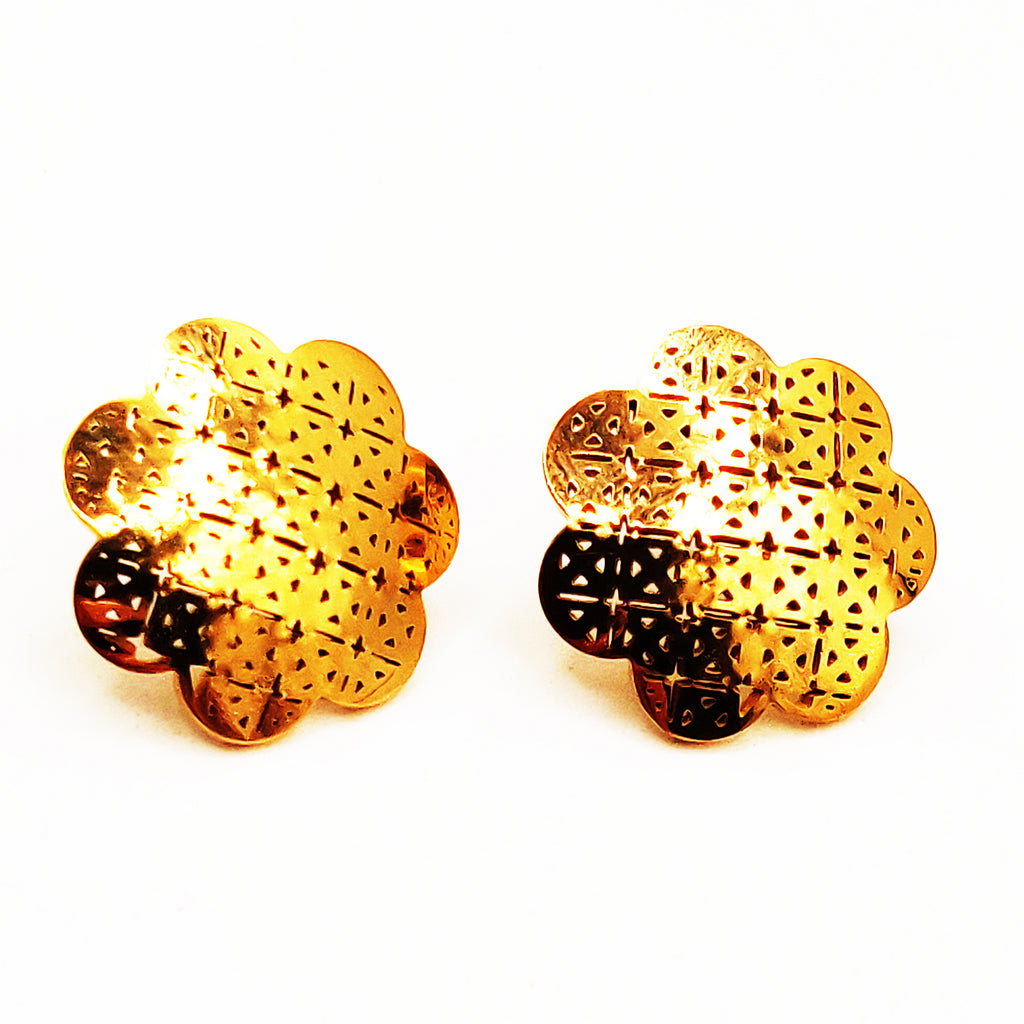Boucles d'oreilles Rosaces Orientales Luxe