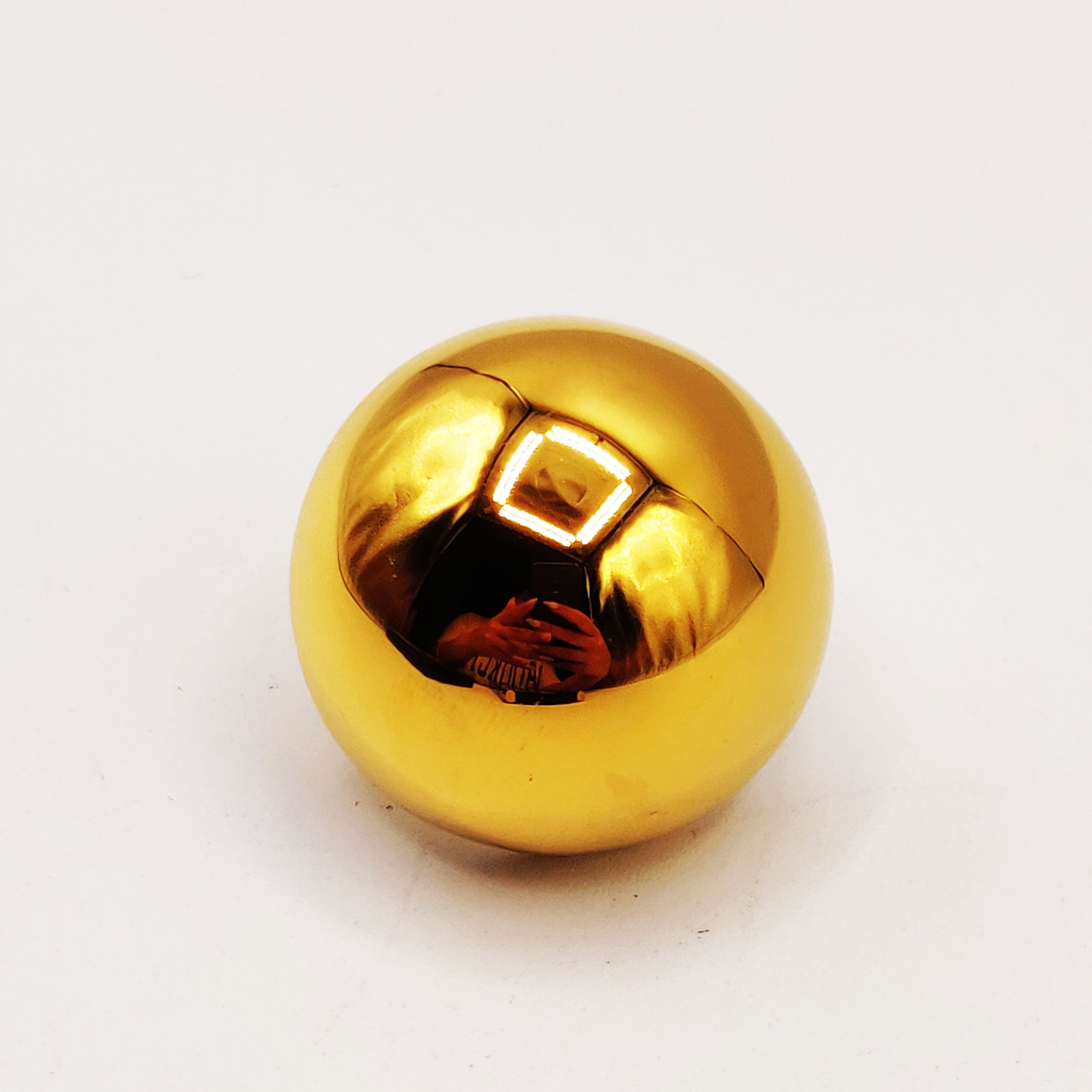 Bague Grosse Boule Dorée Luxe