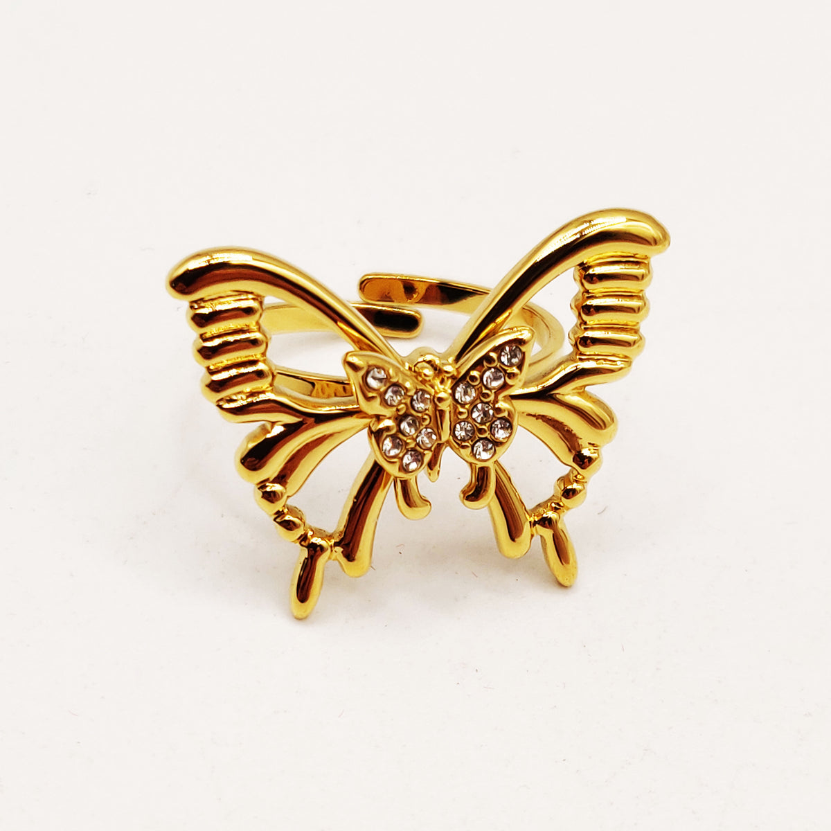 Bague Chaîne Bibelots Papillon Luxe