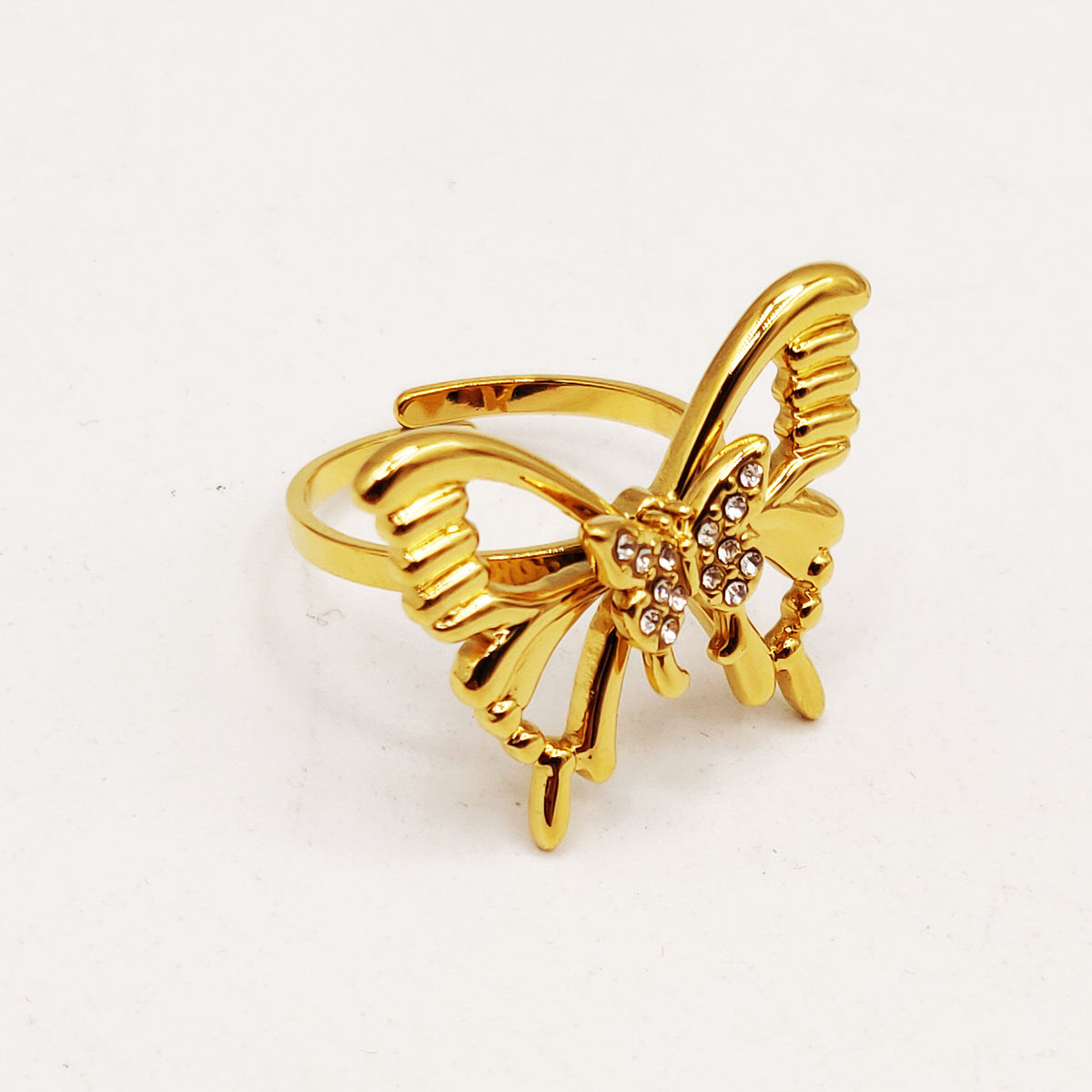 Bague Chaîne Bibelots Papillon Luxe
