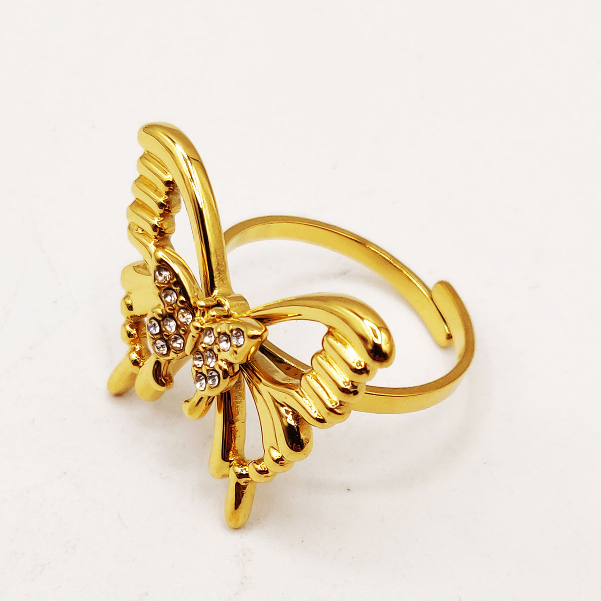 Bague Chaîne Bibelots Papillon Luxe