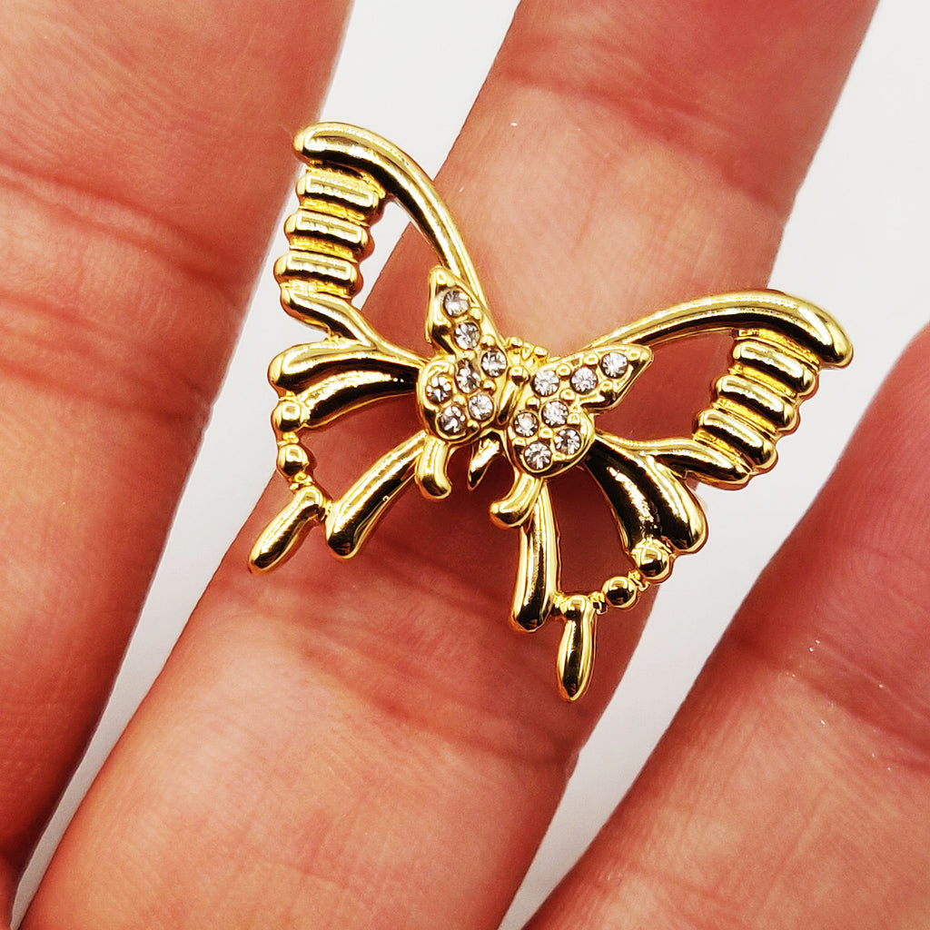 Bague Chaîne Bibelots Papillon Luxe