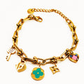 Bracelet T Luxe Trèfles et Étoiles Luxe
