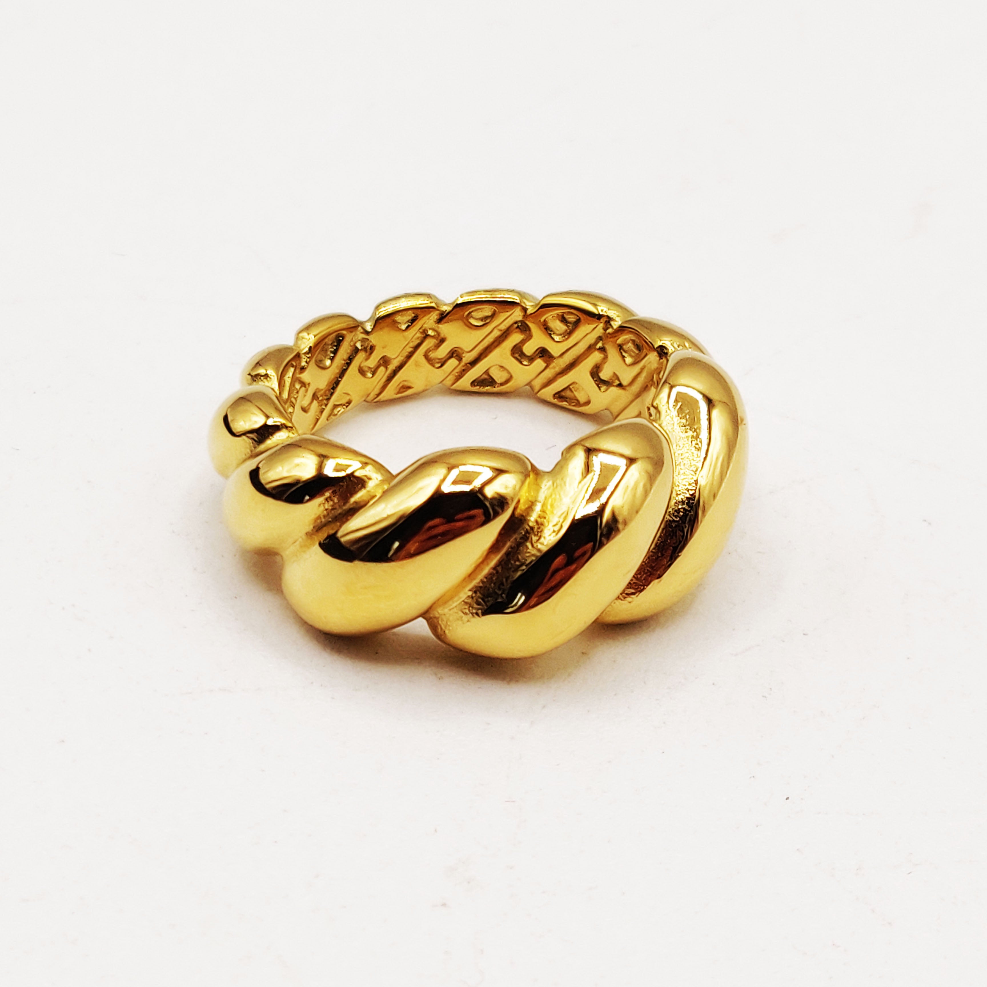 Bague Torsade Bombée Luxe