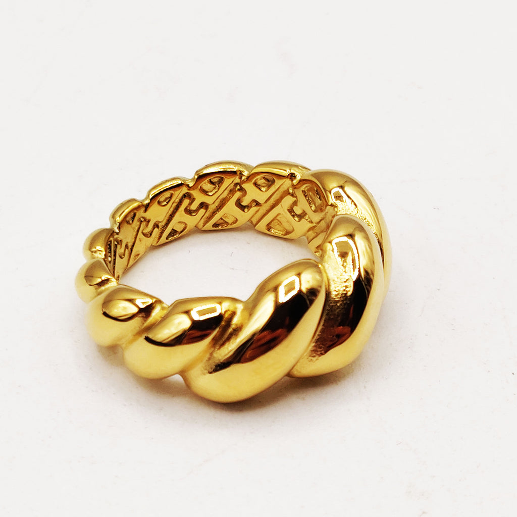 Bague Torsade Bombée Luxe