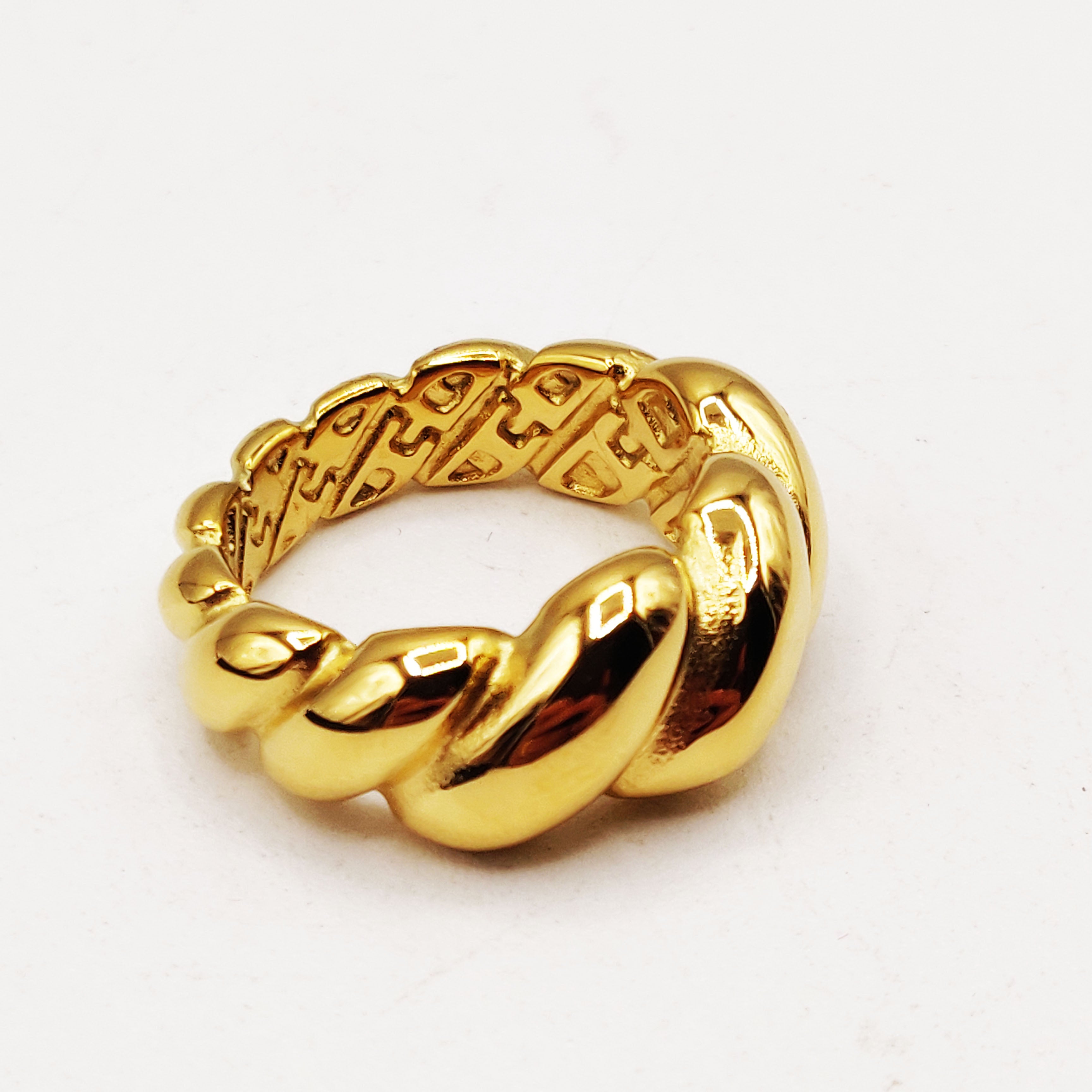 Bague Torsade Bombée Luxe