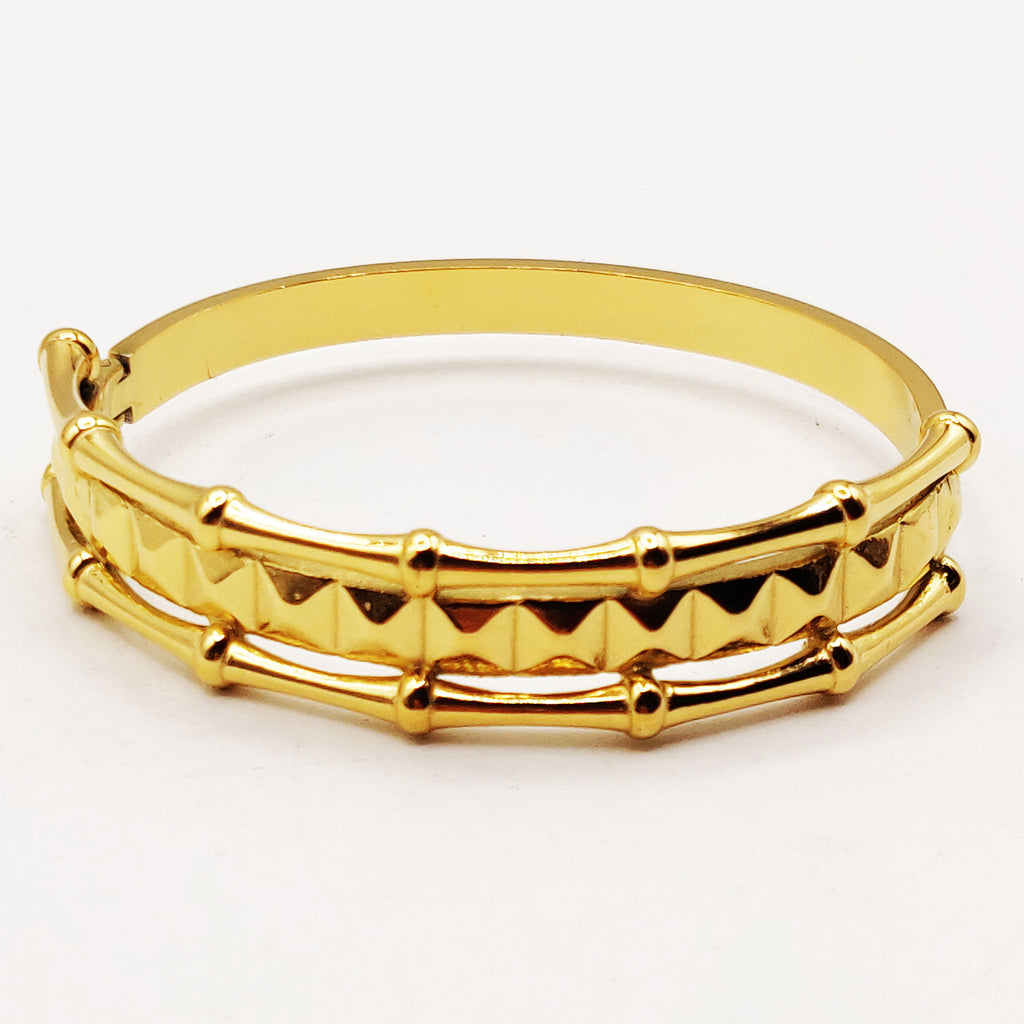 Bracelet Rigide Os et Multi Pics Luxe