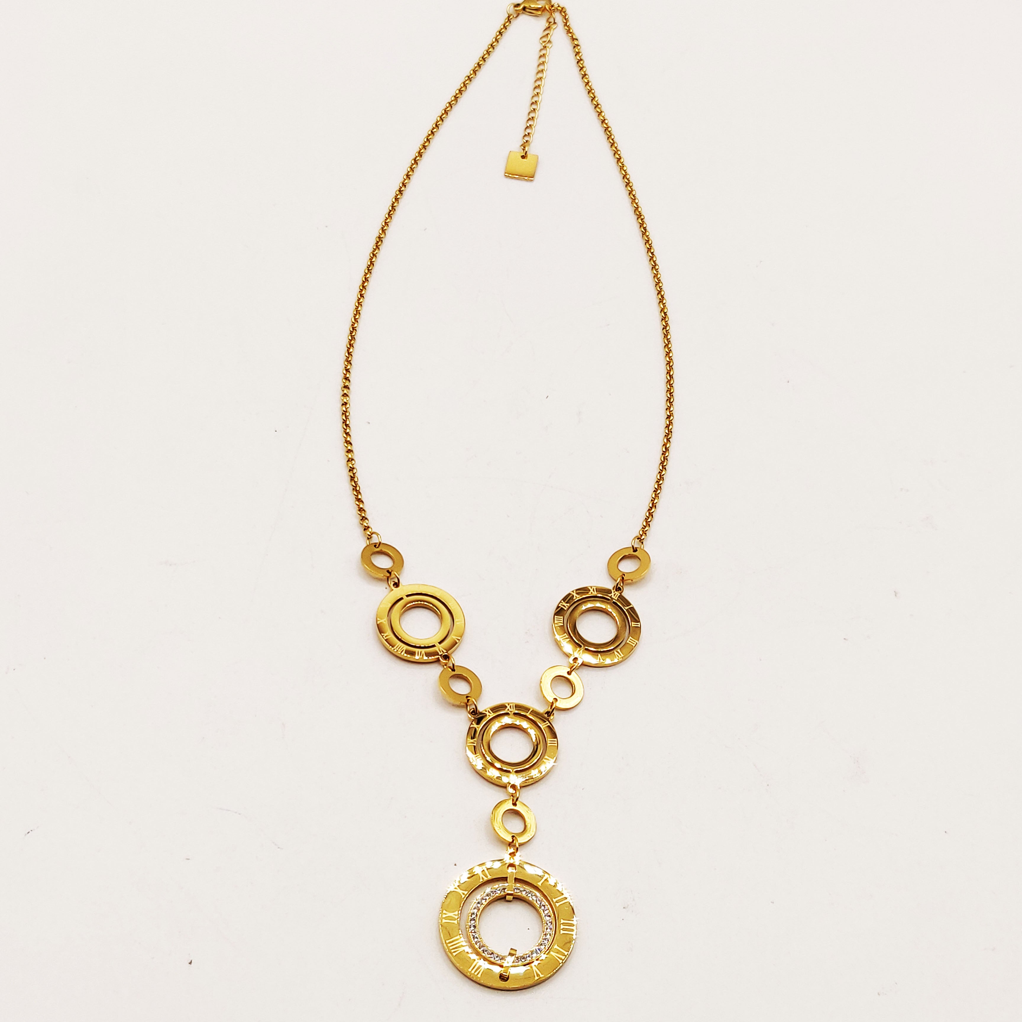Collier Maillons Grands Pendentifs Rafinity Luxe