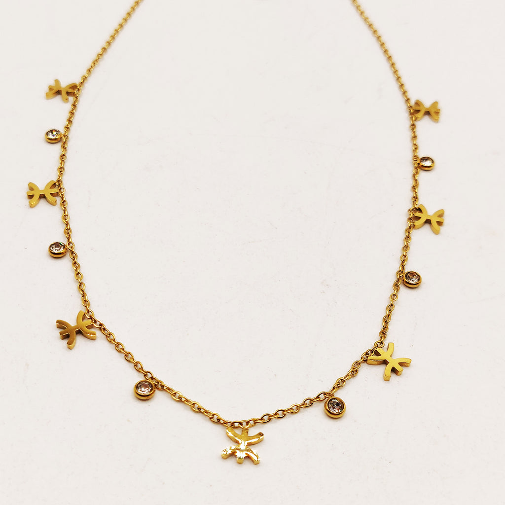 Collier Multi Amazigh et Cristaux