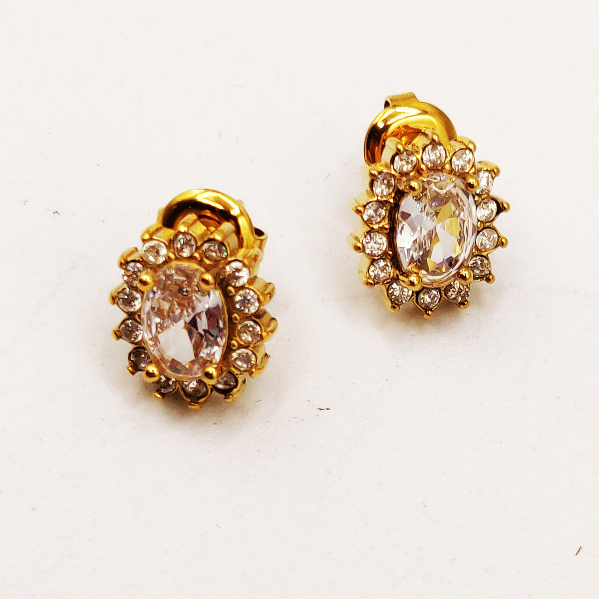 Boucles d'oreilles Grand Soleil Cristaux Luxe