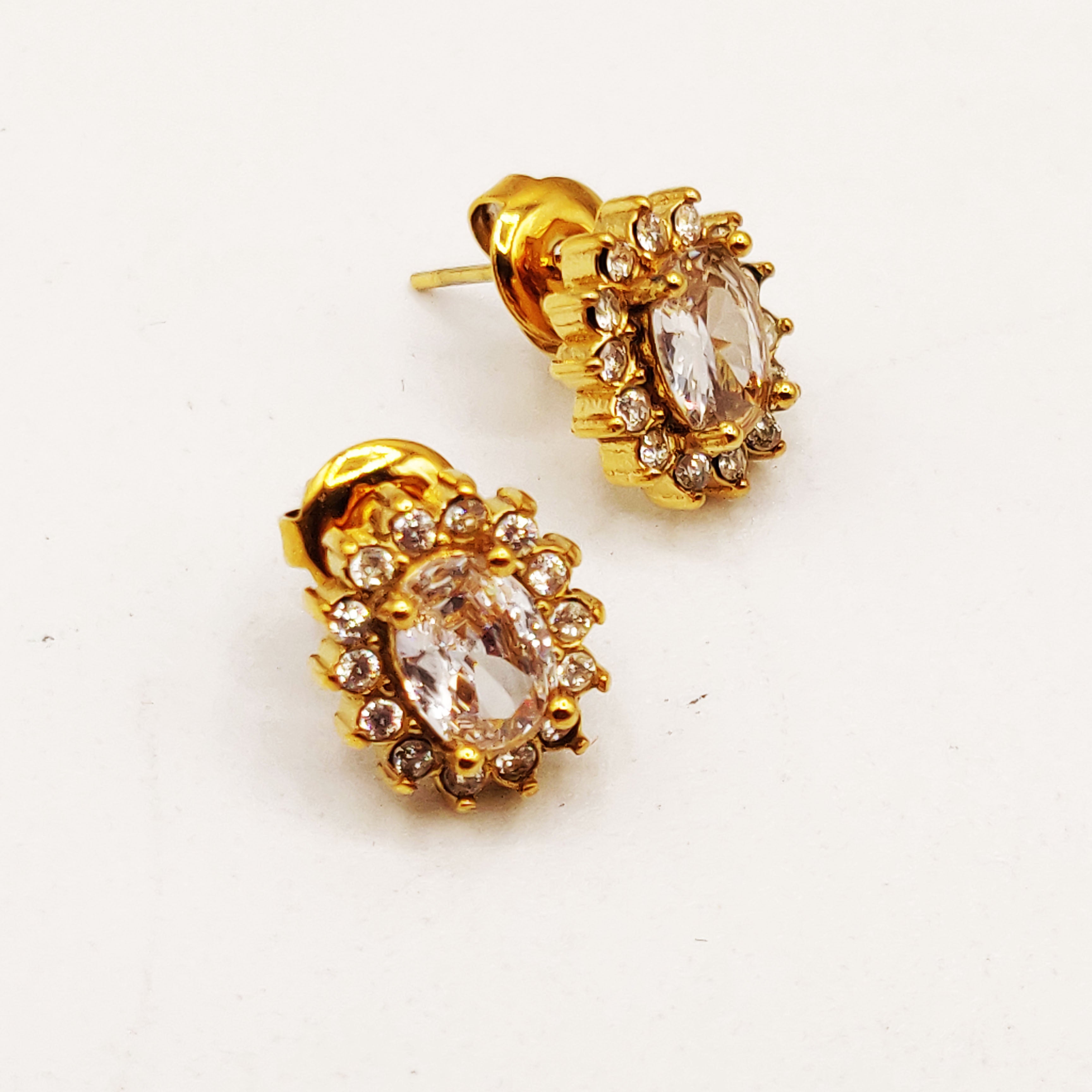 Boucles d'oreilles Grand Soleil Cristaux Luxe