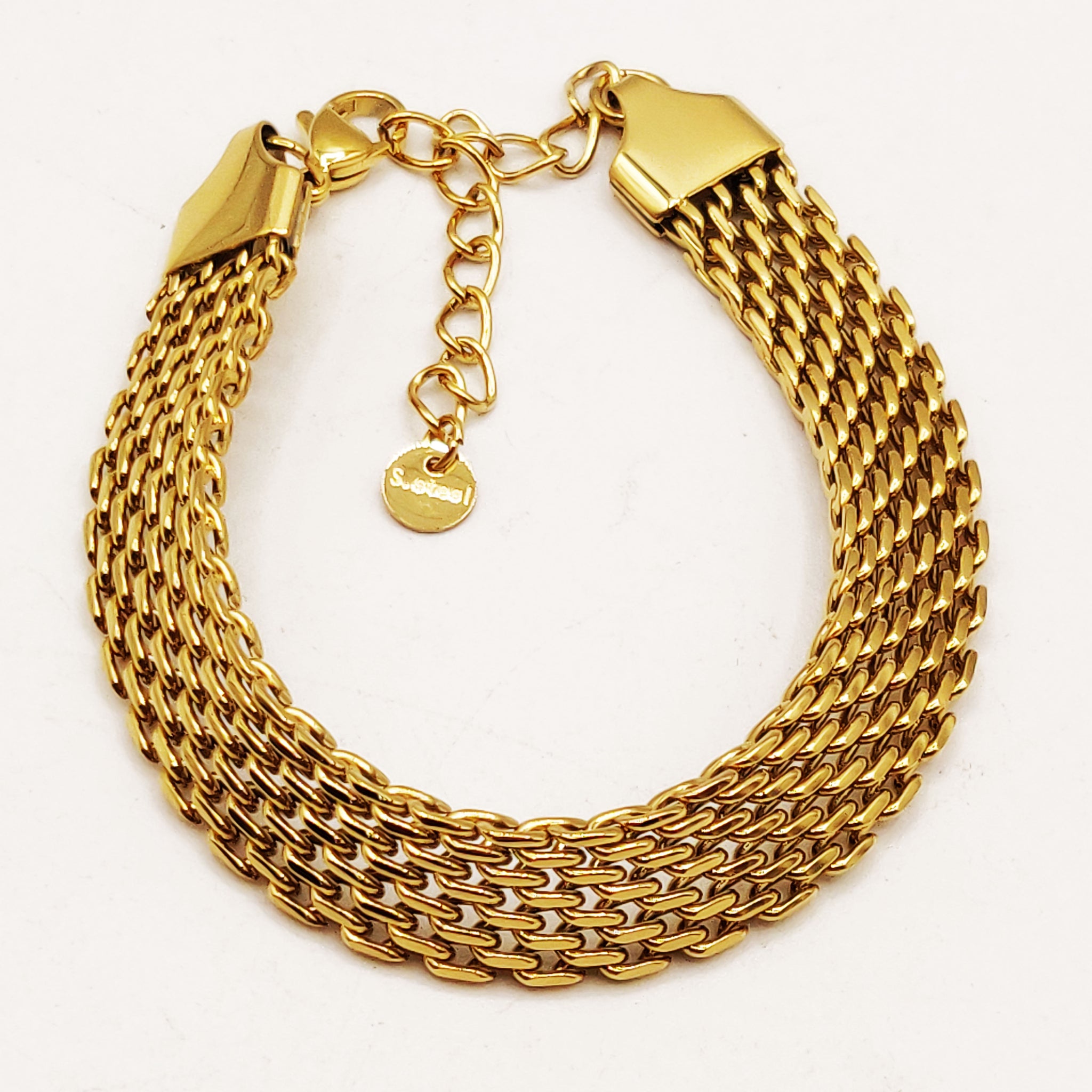 Bracelet Maille Large Luxe