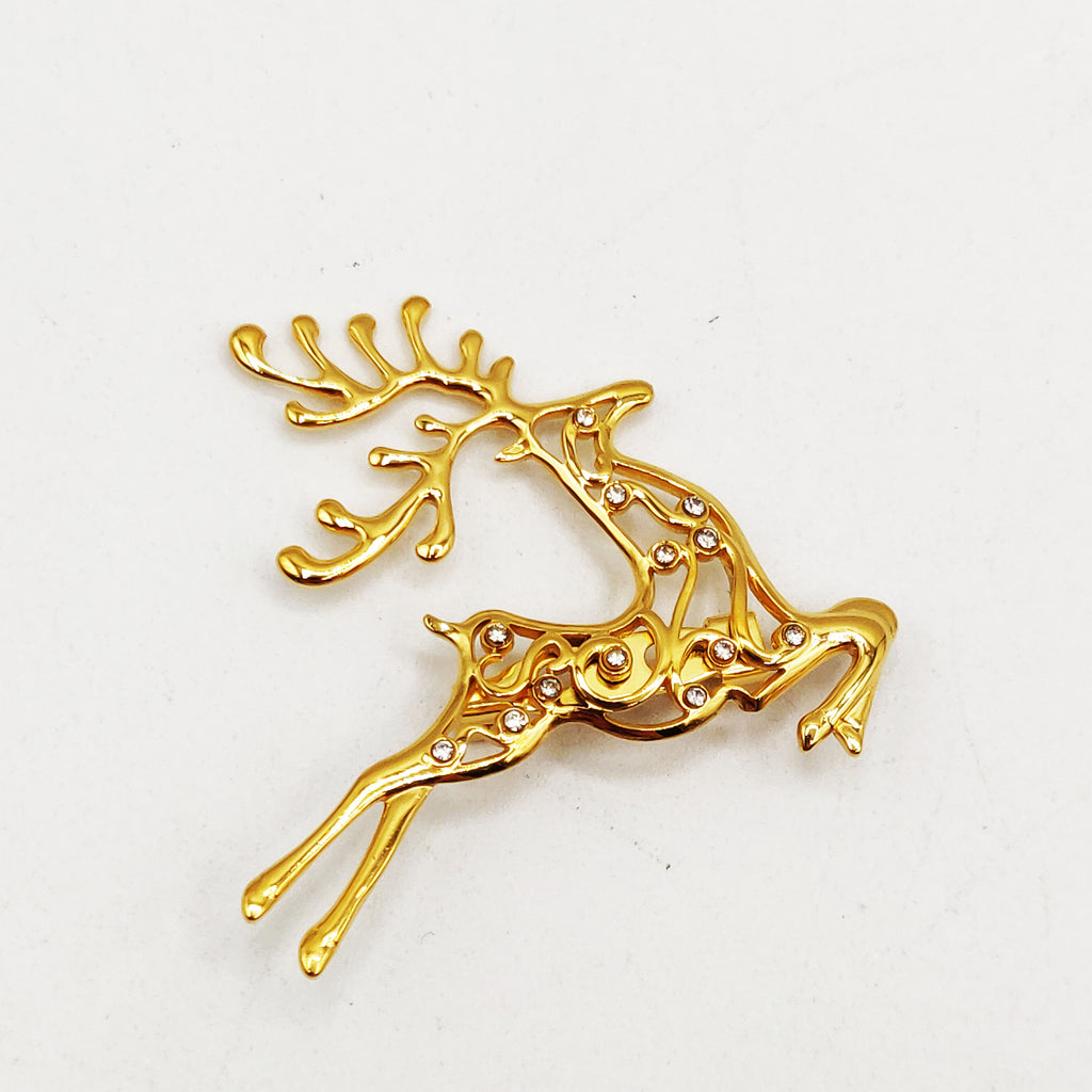 Broche Cerf Luxe