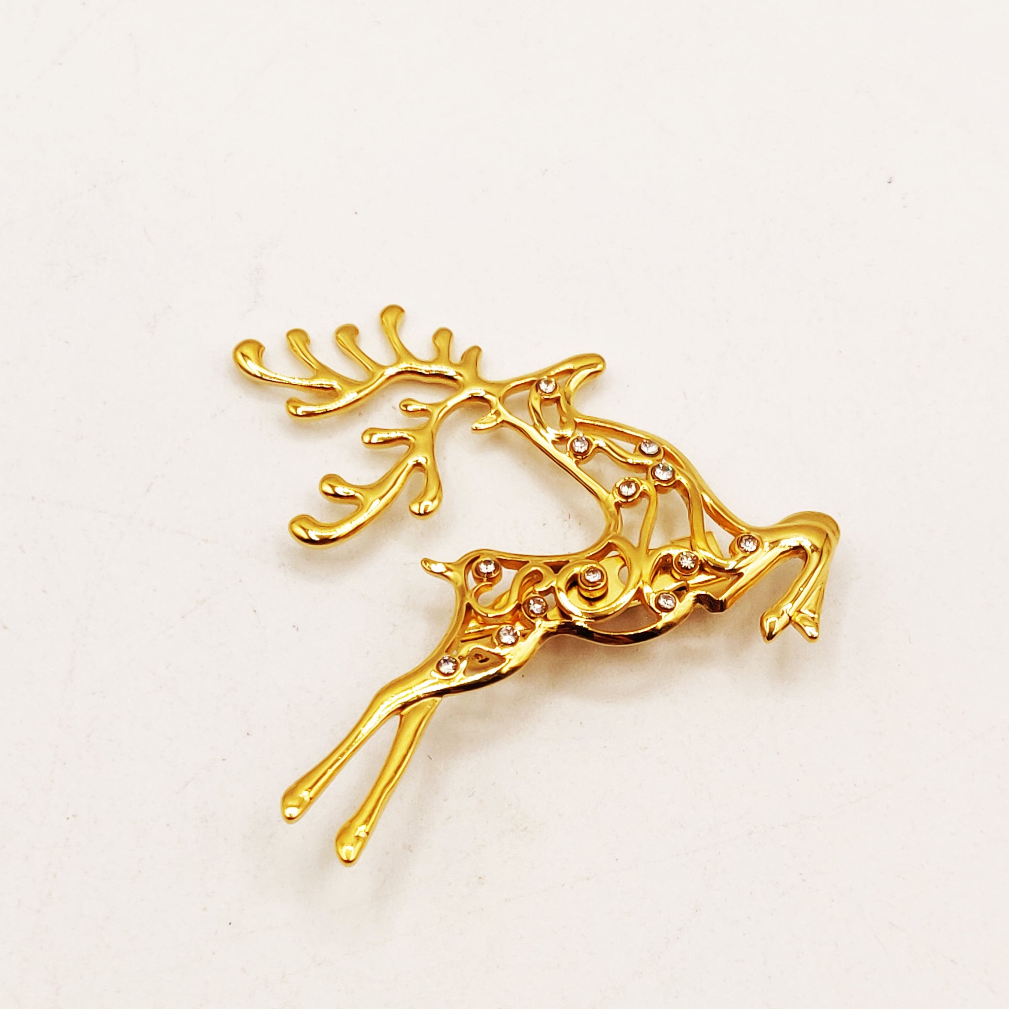 Broche Cerf Luxe