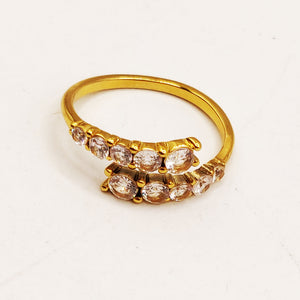 Bague 10 Cristaux