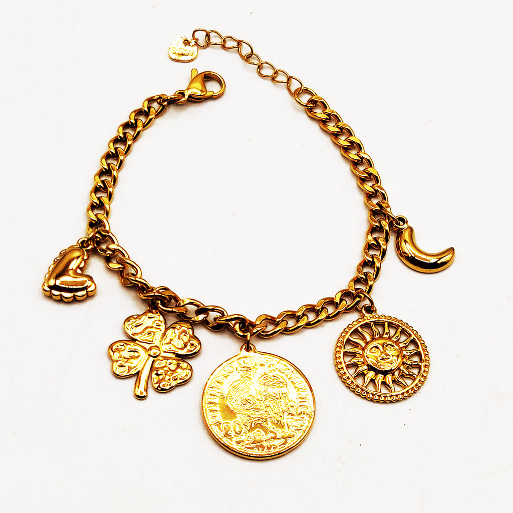 Bracelet Tresse Bibelots Louise Coq Luxe