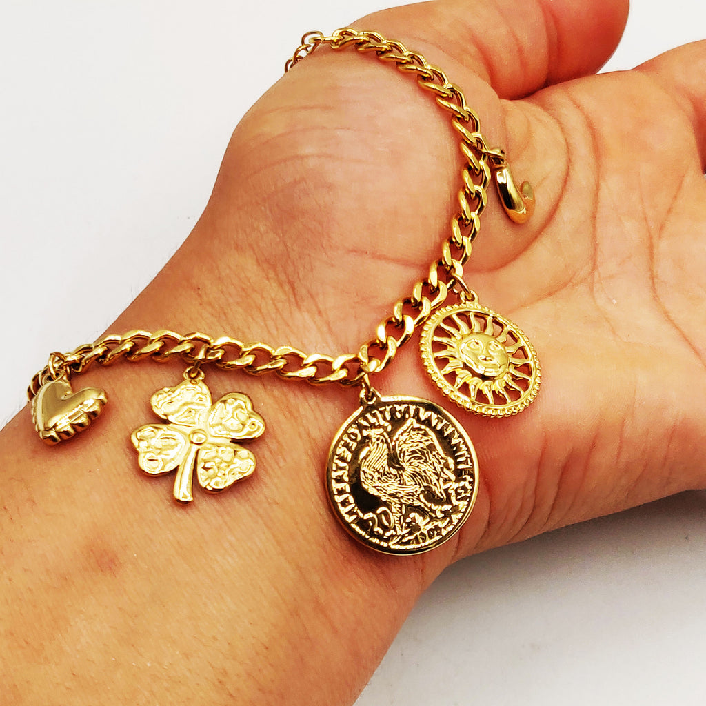 Bracelet Tresse Bibelots Louise Coq Luxe