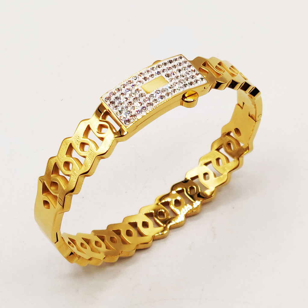 Bracelet Rigide Chaîne Monte Carlo Luxe