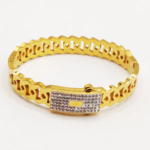 Bracelet Rigide Chaîne Monte Carlo Luxe