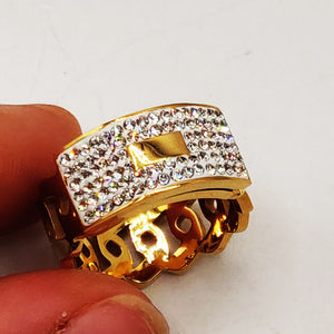 Bague Chaîne Monte Carlo Luxe