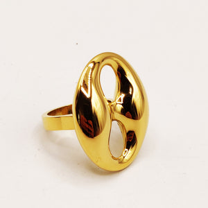 Bague Grande Graine de Café H Luxe