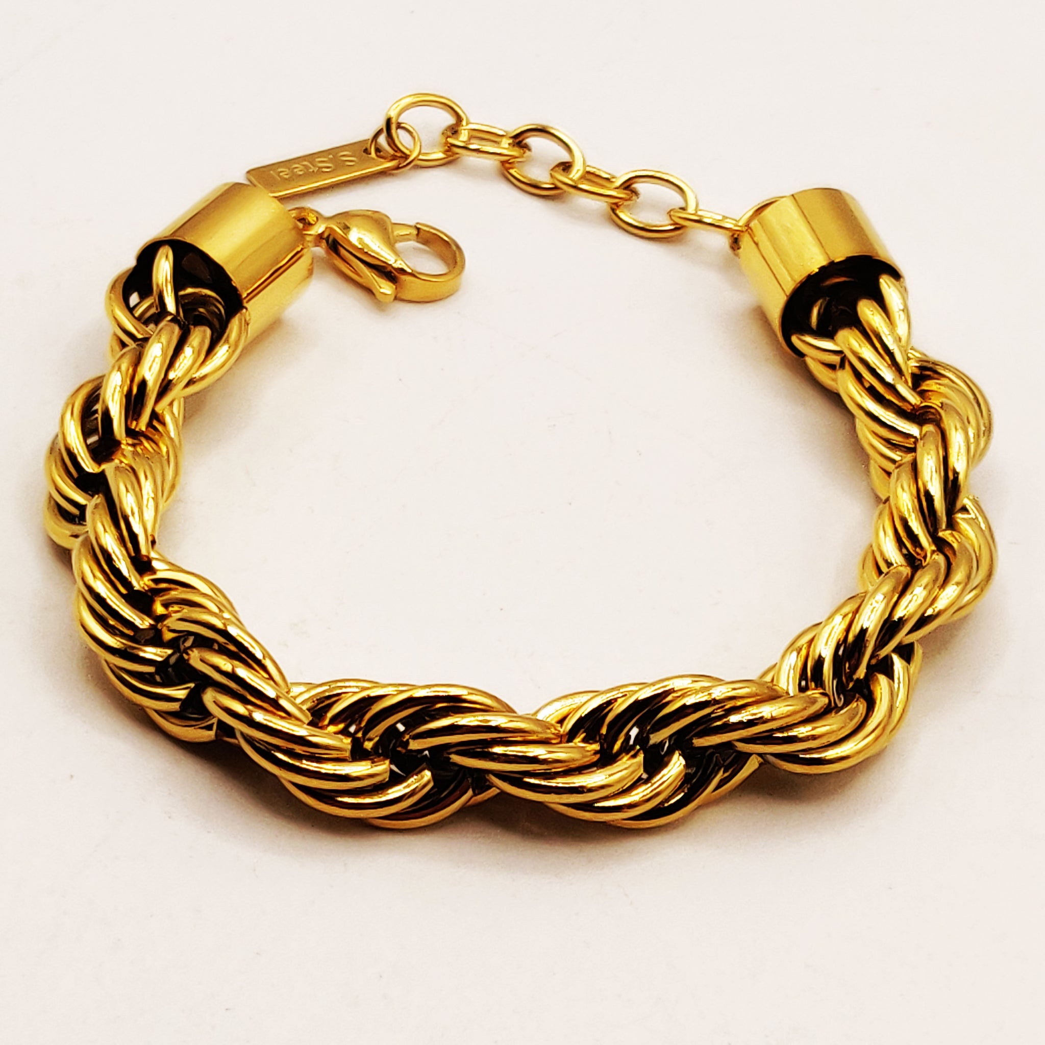 Bracelet Torsade Multi Lignes Large Luxe