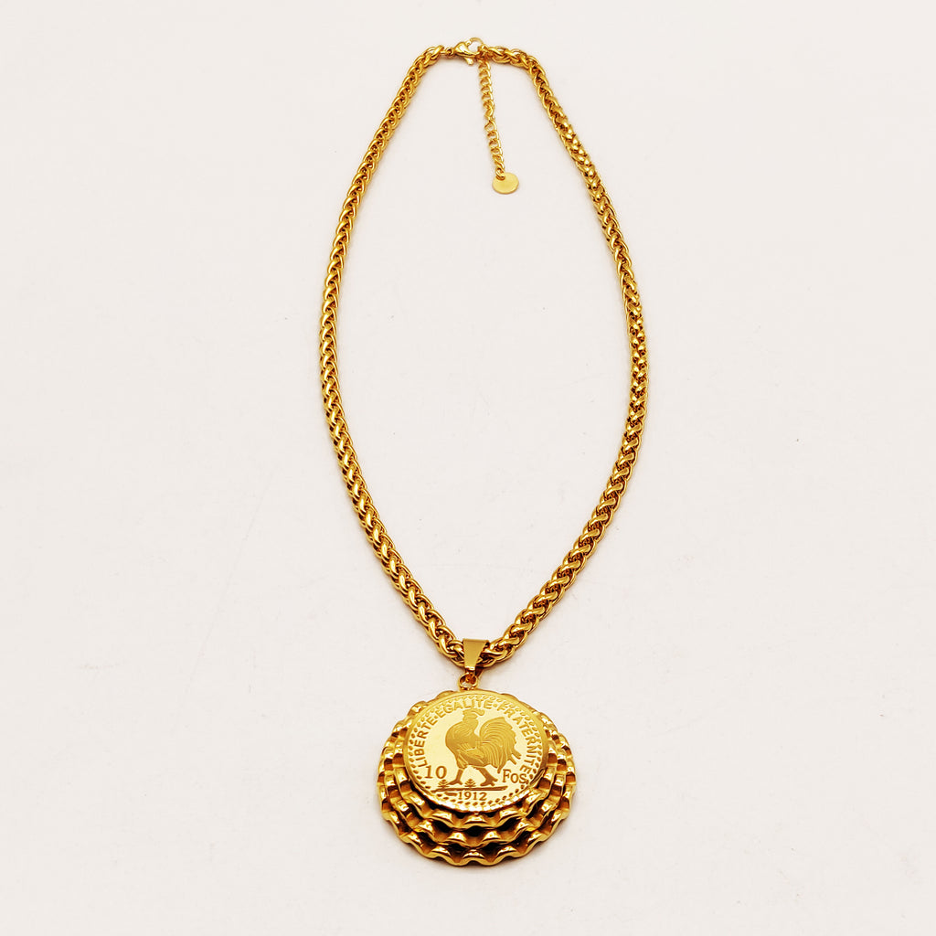 Collier Motif Oriental Louise Coq Luxe