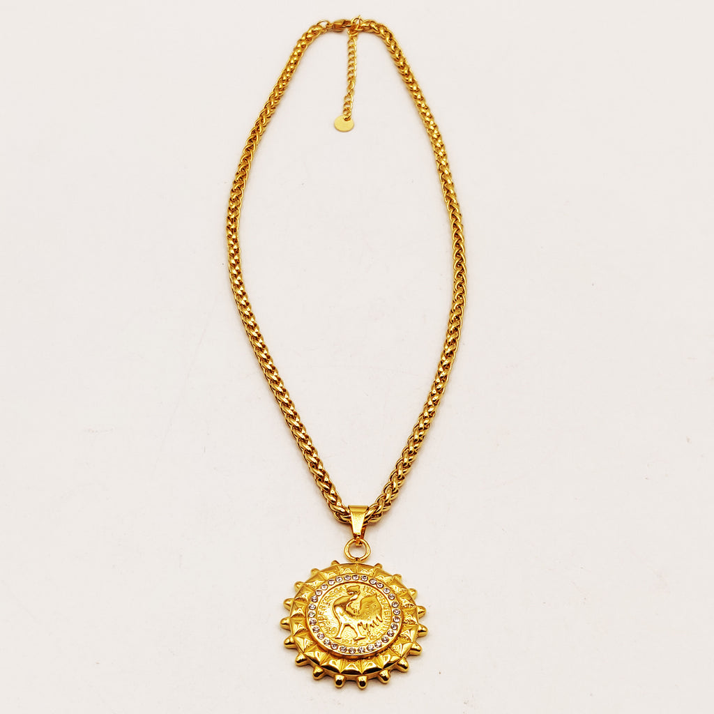 Collier Torsade Louise Coq Multi Pics Luxe