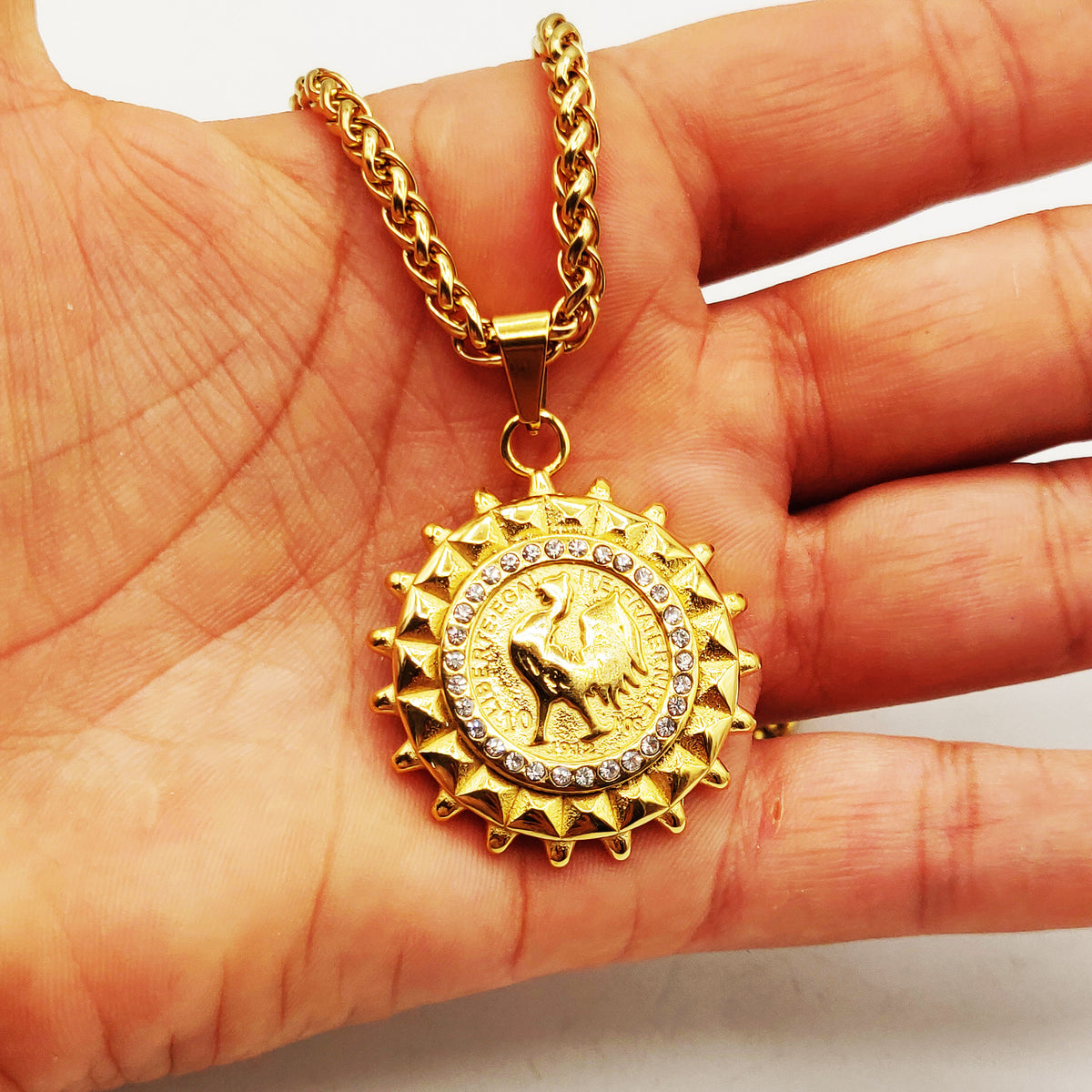 Collier Torsade Louise Coq Multi Pics Luxe