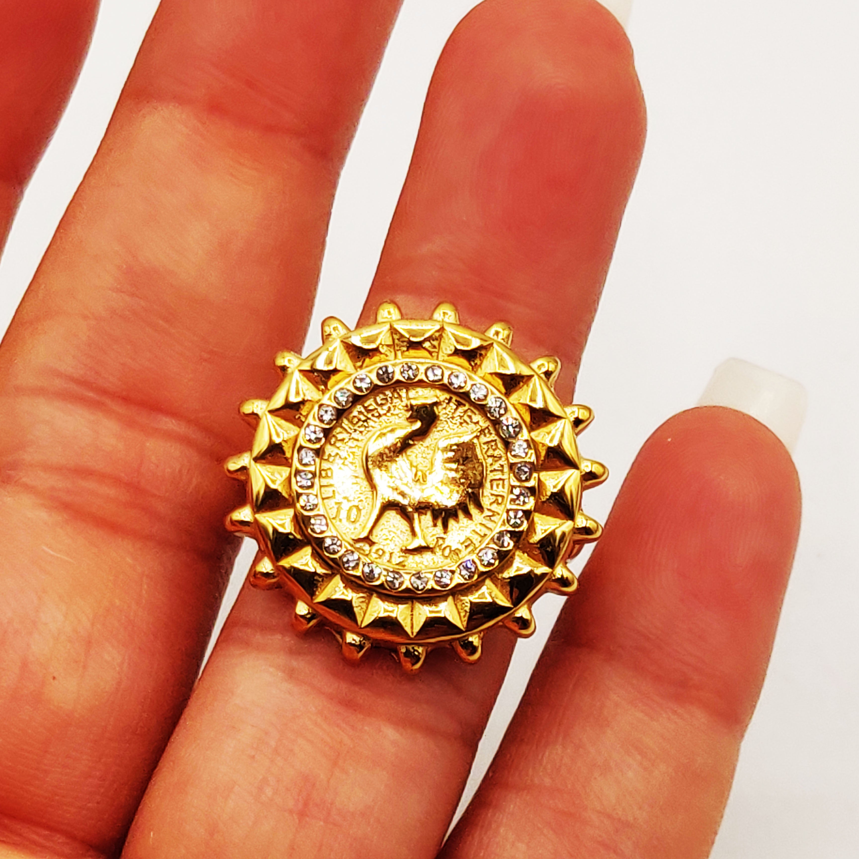 Bague Louise Coq Multi Pics Luxe