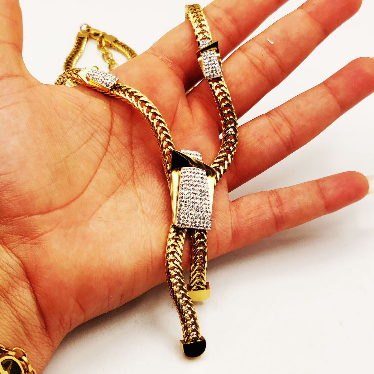 Collier Tresse Ceinture Luxe