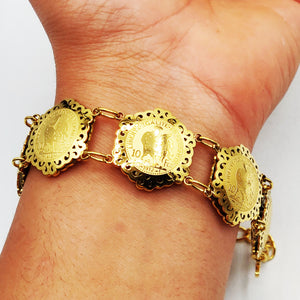 Bracelet Louise Coq Oriental Bombé Luxe