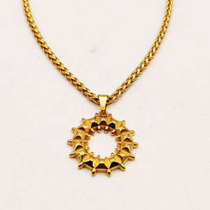 Collier Torsade Cercle Pics Luxe