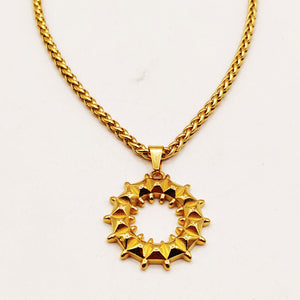 Collier Torsade Cercle Pics Luxe