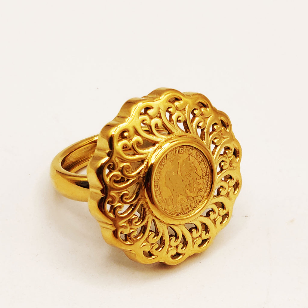 Bague Louise Coq Tour Vagues Luxe