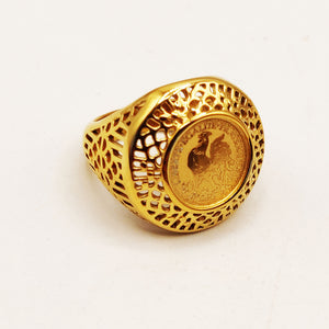 Bague Torsade Louise Coq Tour Trous Luxe